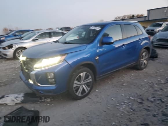 ✅ 2021 Mitsubishi Outlander ES • VIN: JA4APUAU9MU024282 • Lot: 91029135. Listed on Copart with 82,277 mi. Free auction sales archive from the USA and detailed vehicle history report at DreamBid. Image 1.