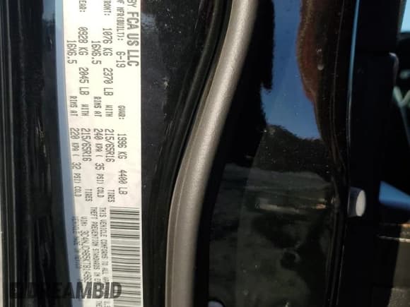 ✅ 2019 Jeep Compass Sport • VIN: 3C4NJCAB5KT814963 • Lot: 84947825. Wystawiony na Copart z przebiegiem 176 648 mil. Bezpłatny archiwum sprzedaży aukcyjnych z USA i szczegółowy raport historii pojazdu na DreamBid. Zdjęcie 13.