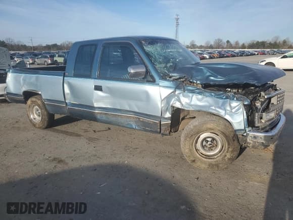 ✅ 1991 Chevrolet Silverado 1500 • VIN: 2GCEC19K7M1222696 • Lot: 48301565. Wystawiony na Copart z przebiegiem 140 864 mil. Bezpłatny archiwum sprzedaży aukcyjnych z USA i szczegółowy raport historii pojazdu na DreamBid. Zdjęcie 4.