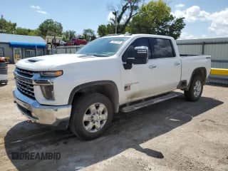 2020 Chevrolet Silverado 3500HD LTZ with VIN 1GC4YUEYXLF244420, listed as a Copart auction lot 70091495 with 60,819 mi miles and Salvage title. Bid and sale history available at DreamBid. Image 1.