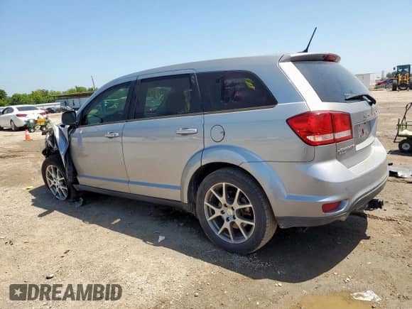 2015 Dodge Journey R/T with VIN 3C4PDDEG9FT633835, listed as a Copart auction lot 66856695 with 91,265 mi miles and Salvage title. Bid and sale history available at DreamBid. Image 2.
