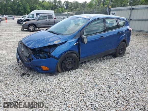 ✅ 2017 Ford Escape S • VIN: 1FMCU0F74HUE66164 • Lot: 54712135. Listed on Copart with 103,578 mi. Free auction sales archive from the USA and detailed vehicle history report at DreamBid. Image 1.