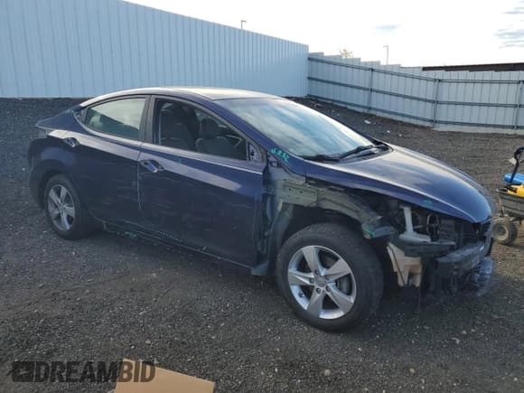 ✅ 2013 Hyundai Elantra Limited • VIN: 5NPDH4AE1DH269774 • Lot: 89862705. Listed on Copart with 92,662 mi. Free auction sales archive from the USA and detailed vehicle history report at DreamBid. Image 4.