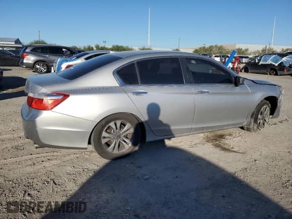 2014 Honda Accord LX with VIN 1HGCR2F39EA005152, listed as a Copart auction lot 86824735 with 163,755 mi miles and Salvage title. Bid and sale history available at DreamBid. Image 3.