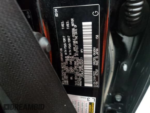 ✅ 2024 Toyota 4Runner SR5 • VIN: JTEMU5JR7R6260417 • Lot: 64009125. Wystawiony na Copart z przebiegiem 26 231 mil. Bezpłatny archiwum sprzedaży aukcyjnych z USA i szczegółowy raport historii pojazdu na DreamBid. Zdjęcie 13.