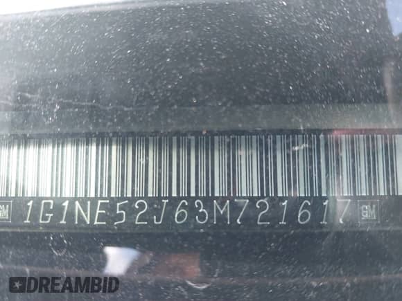 2003 Chevrolet Malibu LS z VIN 1G1NE52J63M721617, wystawiony jako IAAI lot #41732035 z przebiegiem 109 318 mil mil oraz . Historia ofert i sprzedaży dostępna na DreamBid. Obrazek 15.