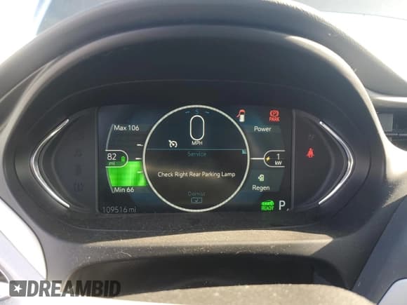 ✅ 2019 Chevrolet Bolt EV Premier • VIN: 1G1FZ6S07K4100651 • Лот: 84394174. Опубликован ранее на Copart с пробегом 109 516 миль. Бесплатный доступ к архиву аукционных продаж из США и подробный отчёт об истории автомобиля на DreamBid. Изображение 9.