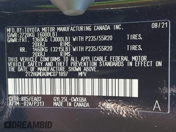 ✅ 2021 Lexus RX 450h • VIN: 2T2HGMDA8MC071897 • Лот: 42392067. Опубликован ранее на IAAI с пробегом 24 815 миль. Бесплатный доступ к архиву аукционных продаж из США и подробный отчёт об истории автомобиля на DreamBid. Изображение 9.