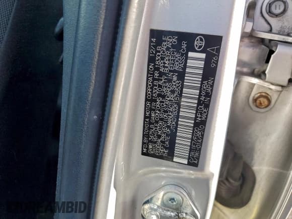 ✅ 2015 Toyota Prius One • VIN: JTDKDTB32F1575533 • Лот: 95345505. Опубликован ранее на Copart с пробегом 97 316 миль. Бесплатный доступ к архиву аукционных продаж из США и подробный отчёт об истории автомобиля на DreamBid. Изображение 12.