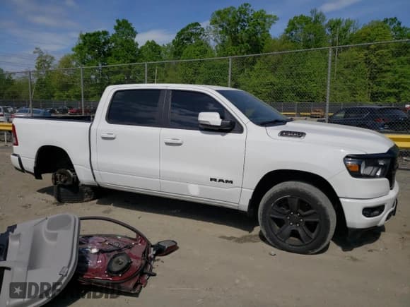 ✅ 2020 Ram 1500 Big Horn • VIN: 1C6SRFFT3LN102037 • Lot: 54692785. Listed on Copart with 115,699 mi. Free auction sales archive from the USA and detailed vehicle history report at DreamBid. Image 4.