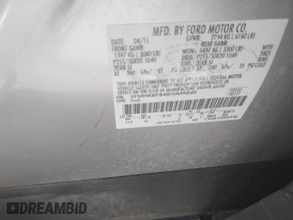 ✅ 2011 Ford Explorer Limited • VIN: 1FMHK8F84BGA56540 • Lot: 43189466. Wystawiony na IAAI z przebiegiem 167 853 mil. Bezpłatny archiwum sprzedaży aukcyjnych z USA i szczegółowy raport historii pojazdu na DreamBid. Zdjęcie 9.