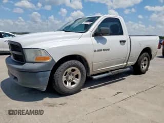 ✅ 2012 Ram 1500 ST • VIN: 3C6JD6AP1CG277982 • Lot: 65045765. Listed on Copart with 257,594 mi. Free auction sales archive from the USA and detailed vehicle history report at DreamBid. Image 1.