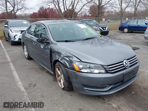✅ 2012 Volkswagen Passat SE • VIN: 1VWBP7A3XCC056095 • Lot: 43680865. Listed on IAAI with 152,783 mi. Free auction sales archive from the USA and detailed vehicle history report at DreamBid. Image 6.