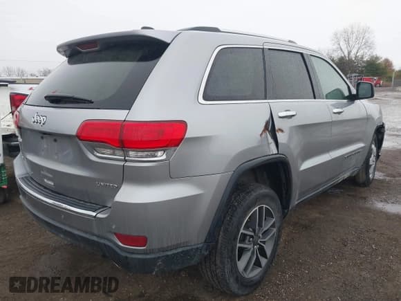 ✅ 2019 Jeep Grand Cherokee Limited • VIN: 1C4RJFBG9KC526338 • Lot: 43671030. Listed on IAAI with 91,485 mi. Free auction sales archive from the USA and detailed vehicle history report at DreamBid. Image 4.