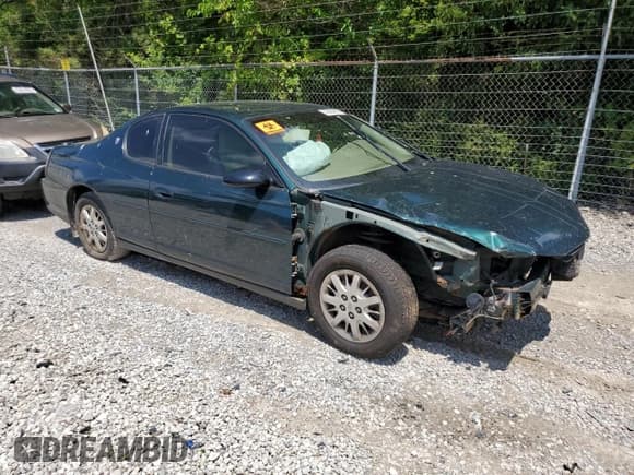 ✅ 2002 Chevrolet Monte Carlo LS • VIN: 2G1WW12E029184672 • Lot: 63994855. Listed on Copart with 68,850 mi. Free auction sales archive from the USA and detailed vehicle history report at DreamBid. Image 4.