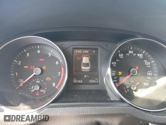 ✅ 2016 Volkswagen Passat SEL Premium • VIN: 1VWCM7A37GC061192 • Lot: 61437495. Listed on Copart with 95,168 mi. Free auction sales archive from the USA and detailed vehicle history report at DreamBid. Image 9.