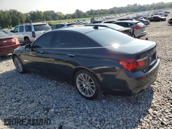 ✅ 2013 BMW 7 Series 750i • VIN: WBAYA8C51DC996710 • Lot: 69549145. Listed on Copart with 158,580 mi. Free auction sales archive from the USA and detailed vehicle history report at DreamBid. Image 2.