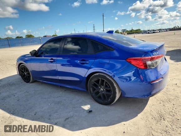 ✅ 2023 Honda Civic Sport • VIN: 2HGFE2F53PH526303 • Lot: 93597455. Listed on Copart with 26,019 mi. Free auction sales archive from the USA and detailed vehicle history report at DreamBid. Image 2.