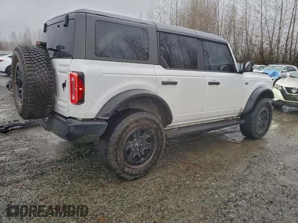 ✅ 2022 Ford Bronco Wildtrak • VIN: 1FMEE5DP2NLB38507 • Lot: 95886285. Listed on Copart with 42,609 mi. Free auction sales archive from the USA and detailed vehicle history report at DreamBid. Image 3.