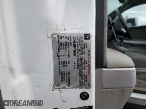 ✅ 2007 Chevrolet Equinox LS • VIN: 2CNDL23F976226961 • Лот: 43852085. Опубликован ранее на Copart с пробегом 99 870 миль. Бесплатный доступ к архиву аукционных продаж из США и подробный отчёт об истории автомобиля на DreamBid. Изображение 13.