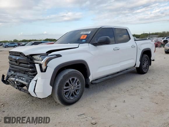 ✅ 2025 Toyota Tundra SR • VIN: 5TFLA5ABXSX048560 • Lot: 80626935. Listed on Copart with 7,934 mi. Free auction sales archive from the USA and detailed vehicle history report at DreamBid. Image 1.