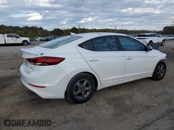 ✅ 2017 Hyundai Elantra Eco • VIN: 5NPD94LAXHH071532 • Lot: 89642125. Listed on Copart with 42,358 mi. Free auction sales archive from the USA and detailed vehicle history report at DreamBid. Image 3.