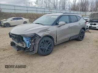 ✅ 2021 Chevrolet Blazer LT • VIN: 3GNKBCRS6MS552343 • Lot: 93319185. Listed on Copart with 38,100 mi. Free auction sales archive from the USA and detailed vehicle history report at DreamBid. Image 1.