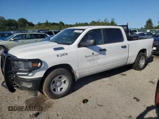 ✅ 2024 Ram 1500 Tradesman • VIN: 1C6SRFNT0RN225627 • Lot: 69763084. Wystawiony na Copart z przebiegiem 4 563 mil. Bezpłatny archiwum sprzedaży aukcyjnych z USA i szczegółowy raport historii pojazdu na DreamBid. Zdjęcie 1.