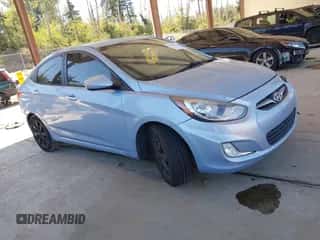 2013 Hyundai Accent GLS with VIN KMHCU4AE3DU494917, listed as a IAAI auction lot 42828266 with 113,332 mi miles and . Bid and sale history available at DreamBid. Image 1.