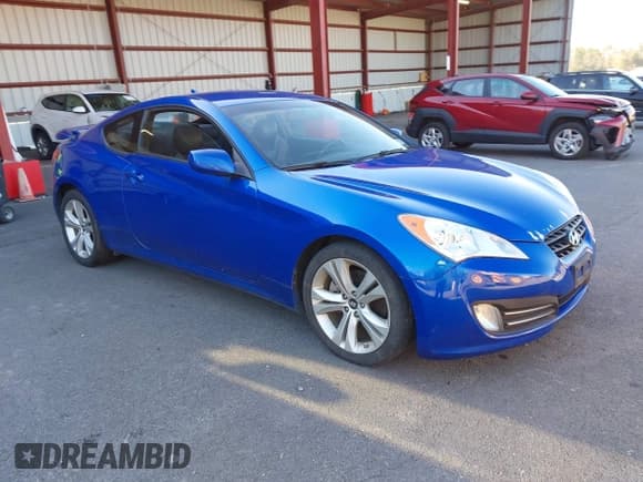 ✅ 2010 Hyundai Genesis Coupe • VIN: KMHHU6KH8AU005241 • Lot: 43746800. Listed on IAAI with 223,045 mi. Free auction sales archive from the USA and detailed vehicle history report at DreamBid. Image 1.