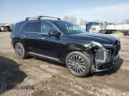 ✅ 2024 Hyundai Palisade Calligraphy • VIN: KM8R74GE9RU659515 • Лот: 45100025. Опубликован ранее на Copart с пробегом 15 609 миль. Бесплатный доступ к архиву аукционных продаж из США и подробный отчёт об истории автомобиля на DreamBid. Изображение 4.