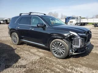 ✅ 2024 Hyundai Palisade Calligraphy • VIN: KM8R74GE9RU659515 • Лот: 45100025. Опубликован ранее на Copart с пробегом 15 609 миль. Бесплатный доступ к архиву аукционных продаж из США и подробный отчёт об истории автомобиля на DreamBid. Изображение 4.