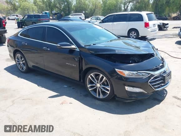 2020 Chevrolet Malibu Premier with VIN 1G1ZE5SXXLF073564, listed as a IAAI auction lot 42918191 with 42,019 mi miles and . Bid and sale history available at DreamBid. Image 1.