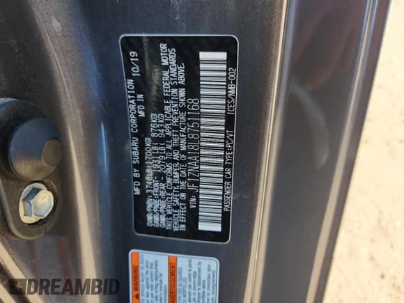 ✅ 2020 Toyota 86 • VIN: JF1ZNAA18L8751168 • Lot: 87246045. Listed on Copart with 78,455 mi. Free auction sales archive from the USA and detailed vehicle history report at DreamBid. Image 13.