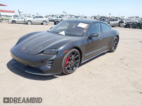 ✅ 2022 Porsche Taycan GTS • VIN: WP0AD2Y12NSA59275 • Лот: 42170547. Опубликован ранее на IAAI с пробегом 43 757 миль. Бесплатный доступ к архиву аукционных продаж из США и подробный отчёт об истории автомобиля на DreamBid. Изображение 2.