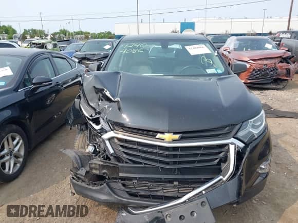2019 Chevrolet Equinox LS with VIN 3GNAXHEV2KL366090, listed as a IAAI auction lot 42404086 with 39,837 mi miles and . Bid and sale history available at DreamBid. Image 12.