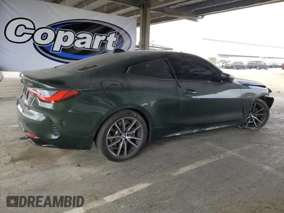 ✅ 2022 BMW 4 Series 430i • VIN: WBA53AP03NCH98007 • Lot: 54243395. Listed on Copart with 36,134 mi. Free auction sales archive from the USA and detailed vehicle history report at DreamBid. Image 3.