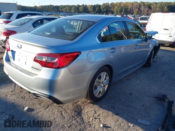 ✅ 2018 Subaru Legacy • VIN: 4S3BNAA61J3046617 • Lot: 43600648. Listed on IAAI with 150,000 mi. Free auction sales archive from the USA and detailed vehicle history report at DreamBid. Image 4.