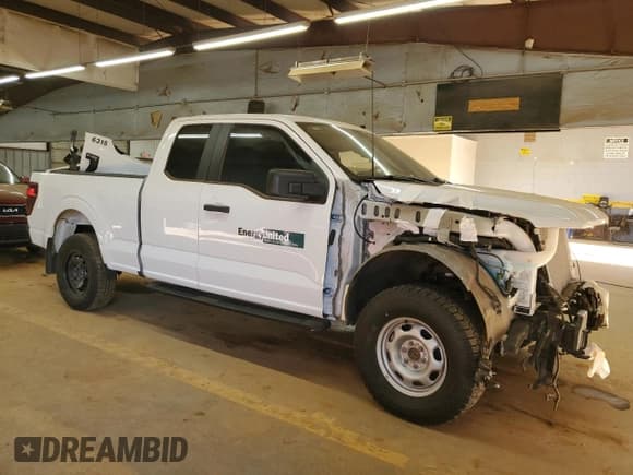 ✅ 2024 Ford F-150 XL • VIN: 1FTFX1L50RKD42861 • Lot: 43064455. Listed on Copart with 3,539 mi. Free auction sales archive from the USA and detailed vehicle history report at DreamBid. Image 4.