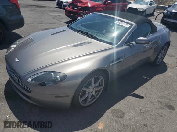 ✅ 2007 Aston Martin Vantage • VIN: SCFBF04B27GD06691 • Лот: 60060835. Опубликован ранее на Copart с пробегом 17 988 миль. Бесплатный доступ к архиву аукционных продаж из США и подробный отчёт об истории автомобиля на DreamBid. Изображение 1.