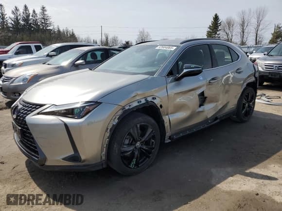 ✅ 2021 Lexus UX 250h • VIN: JTHP9JBH7M2048892 • Lot: 52604065. Listed on Copart with 46,202 mi. Free auction sales archive from the USA and detailed vehicle history report at DreamBid. Image 1.