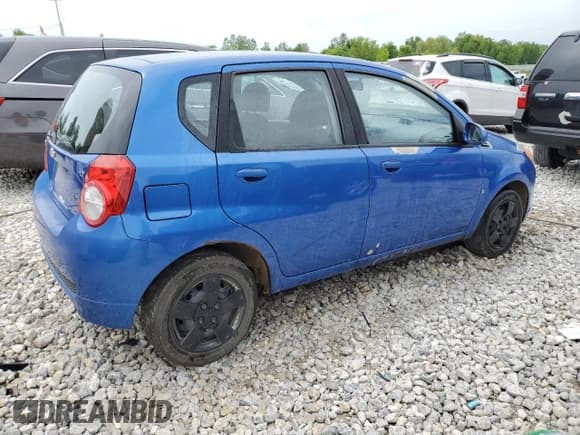 ✅ 2009 Chevrolet Aveo 1LT • VIN: KL1TD66E79B622286 • Lot: 56113094. Wystawiony na Copart z przebiegiem 96 075 mil. Bezpłatny archiwum sprzedaży aukcyjnych z USA i szczegółowy raport historii pojazdu na DreamBid. Zdjęcie 3.