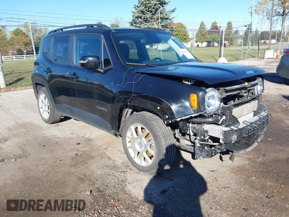 ✅ 2020 Jeep Renegade Latitude • VIN: ZACNJABB6LPL04579 • Lot: 43478125. Listed on IAAI with 51,260 mi. Free auction sales archive from the USA and detailed vehicle history report at DreamBid. Image 1.