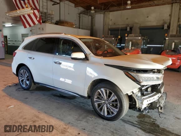 ✅ 2018 Acura MDX Technology • VIN: 5J8YD4H52JL018046 • Lot: 90596275. Listed on Copart with 99,936 mi. Free auction sales archive from the USA and detailed vehicle history report at DreamBid. Image 4.