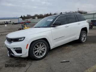 ✅ 2022 Jeep Grand Cherokee Summit • VIN: 1C4RJHEG3N8634517 • Лот: 83339244. Опубликован ранее на Copart с пробегом 38 065 миль. Бесплатный доступ к архиву аукционных продаж из США и подробный отчёт об истории автомобиля на DreamBid. Изображение 1.