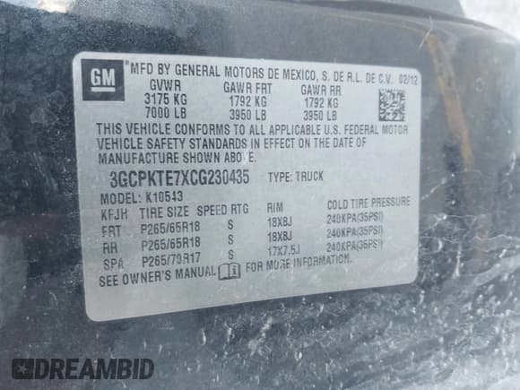 ✅ 2012 Chevrolet Silverado 1500 LTZ • VIN: 3GCPKTE7XCG230435 • Lot: 42315345. Wystawiony na IAAI z przebiegiem 225 544 mil. Bezpłatny archiwum sprzedaży aukcyjnych z USA i szczegółowy raport historii pojazdu na DreamBid. Zdjęcie 9.