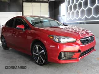 2021 Subaru Impreza Special Sports with VIN 4S3GKAL68M3601160, listed as a Copart auction lot 86544845 with 81,382 mi miles and Salvage title. Bid and sale history available at DreamBid. Image 1.