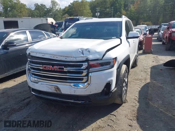 ✅ 2023 GMC Acadia SLT • VIN: 1GKKNML40PZ238389 • Lot: 43408160. Listed on IAAI with 47,995 mi. Free auction sales archive from the USA and detailed vehicle history report at DreamBid. Image 2.