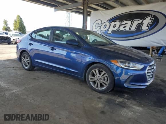 2018 Hyundai Elantra SEL z VIN 5NPD84LF7JH350389, wystawiony jako Copart lot #81870275 z przebiegiem 121 379 mil mil oraz Szkoda całkowita • Salvage title. Historia ofert i sprzedaży dostępna na DreamBid. Obrazek 4.