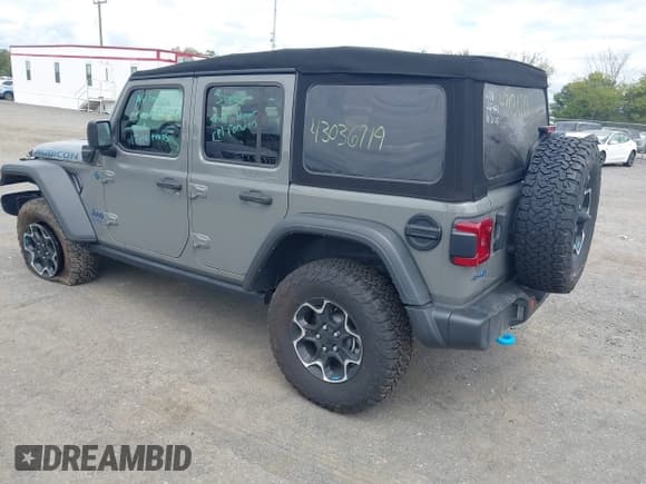 ✅ 2023 Jeep Wrangler Rubicon • VIN: 1C4JJXR66PW580816 • Лот: 43036719. Опубликован ранее на IAAI с пробегом 12 610 миль. Бесплатный доступ к архиву аукционных продаж из США и подробный отчёт об истории автомобиля на DreamBid. Изображение 3.